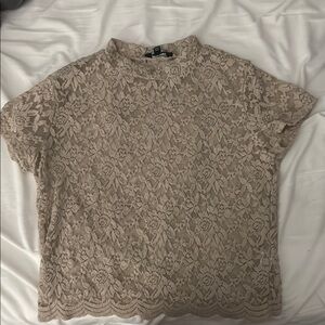 Elegant Lace Top in Cream